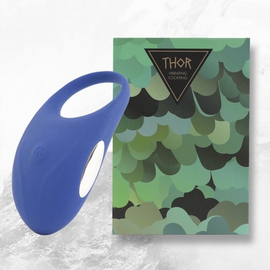 Синее кольцо с вибрацией Thor Cockring - FeelzToys - в Самаре купить с доставкой