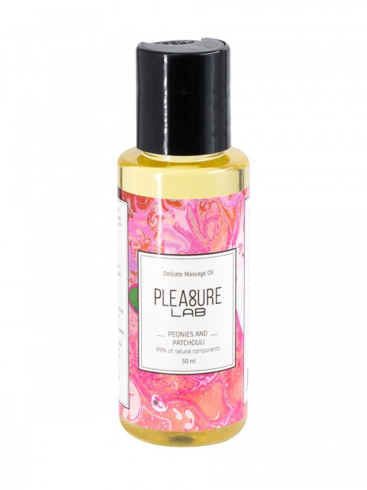 Массажное масло Pleasure Lab Delicate с ароматом пиона и пачули - 50 мл. - Pleasure Lab - купить с доставкой в Самаре