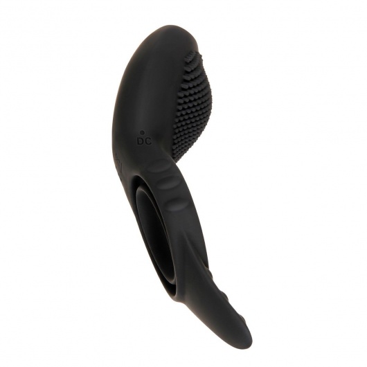 Черное эрекционное кольцо со стимулятором клитора Mr. Flicker - Zero Tolerance - в Самаре купить с доставкой