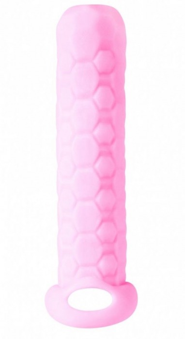 Розовый фаллоудлинитель Homme Long - 13,5 см. - Lola Games - в Самаре купить с доставкой