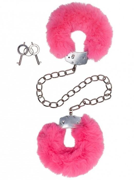 Металлические оковы с розовым мехом - Le Frivole - купить с доставкой в Самаре