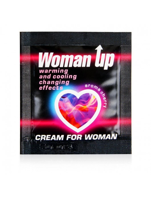 Возбуждающий крем для женщин с ароматом вишни Woman Up - 1,5 гр. - Биоритм - купить с доставкой в Самаре