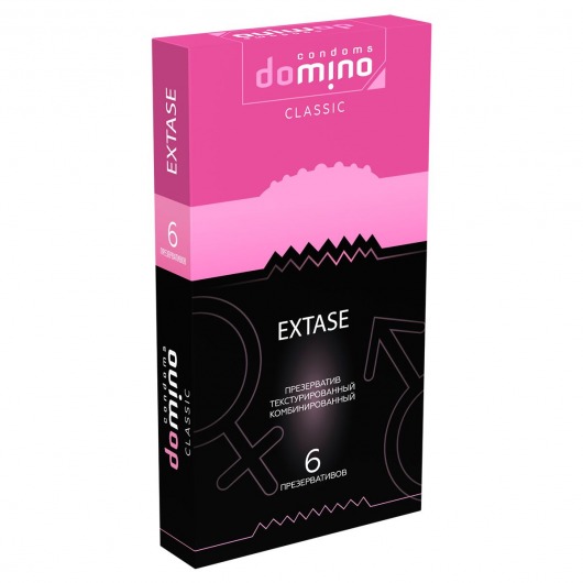Презервативы с точками и рёбрышками DOMINO Classic Extase - 6 шт. - Domino - купить с доставкой в Самаре