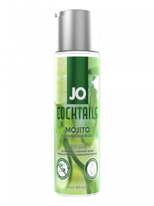 Вкусовой лубрикант на водной основе JO Cocktails Mojito - 60 мл. - System JO - купить с доставкой в Самаре