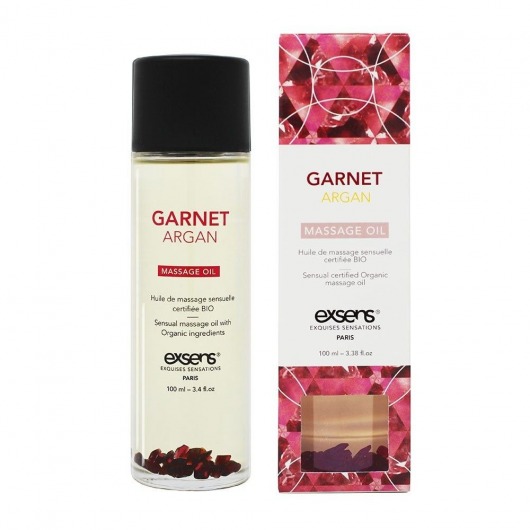 Органическое массажное масло GARNET ARGAN - 100 мл. - Exsens - купить с доставкой в Самаре