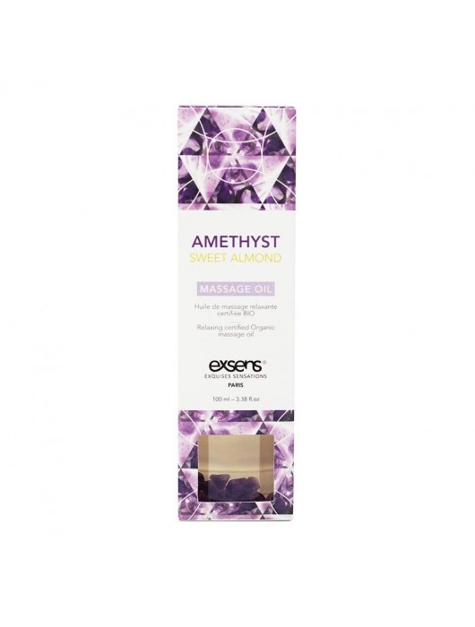 Органическое массажное масло AMETHYST SWEET ALMOND - 100 мл. - Exsens - купить с доставкой в Самаре