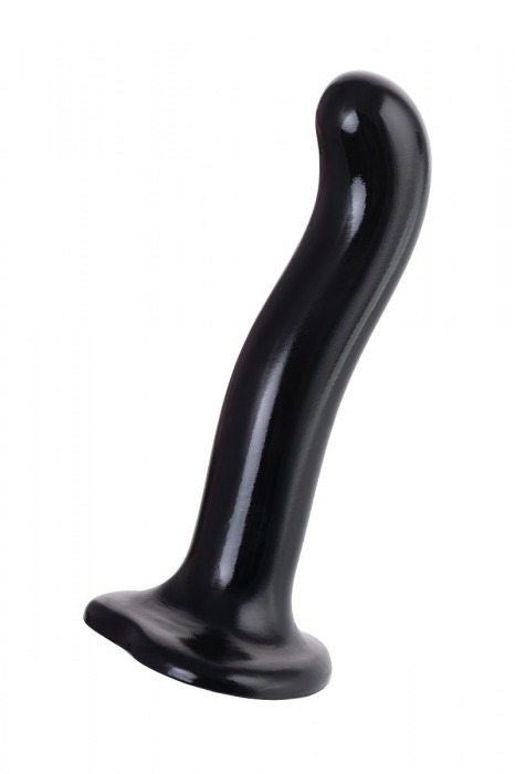 Черный стимулятор для пар P G-Spot Dildo Size L - 19 см. - Strap-on-me - в Самаре купить с доставкой