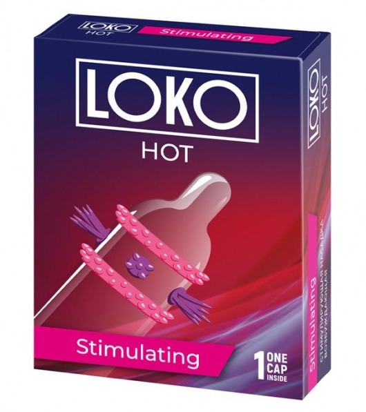 Стимулирующая насадка на пенис LOKO HOT с возбуждающим эффектом - Sitabella - в Самаре купить с доставкой