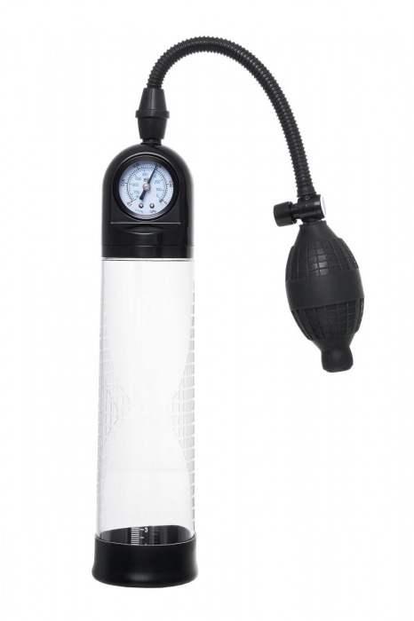 Прозрачная механическая помпа Roald с манометром - Sexus - в Самаре купить с доставкой