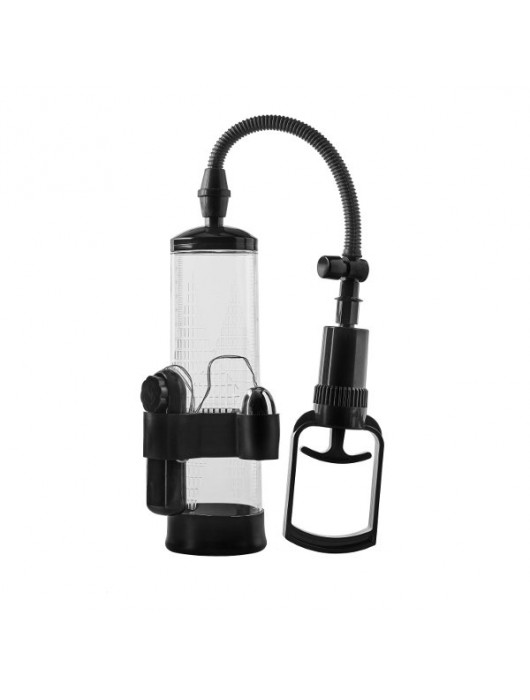Прозрачная вакуумная помпа с вибрацией Vibrating Penis Pump - Dream Toys - в Самаре купить с доставкой