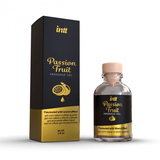 Массажный гель с ароматом маракуйи Passion Fruit - 30 мл. - INTT - купить с доставкой в Самаре