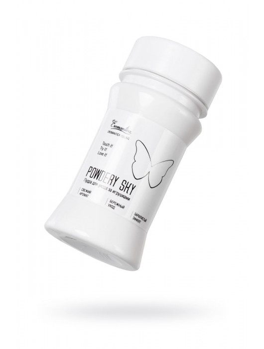 Пудра для ухода за игрушками Powdery Sky с ароматом мяты - 40 гр. - Eromantica - купить с доставкой в Самаре