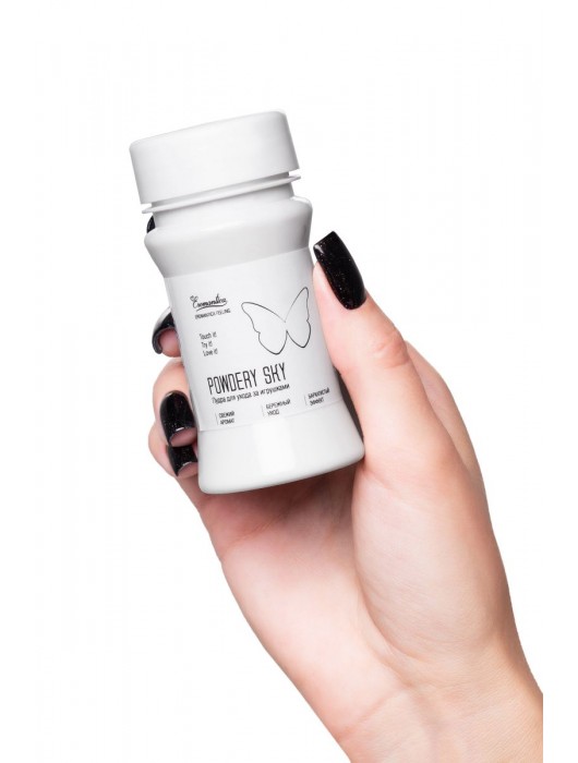 Пудра для ухода за игрушками Powdery Sky с ароматом мяты - 40 гр. - Eromantica - купить с доставкой в Самаре