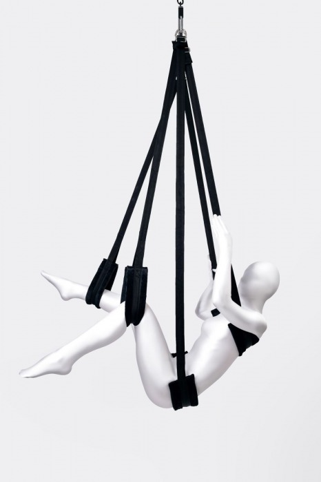 Черные секс-качели Anonymo №0503 - ToyFa - купить с доставкой в Самаре