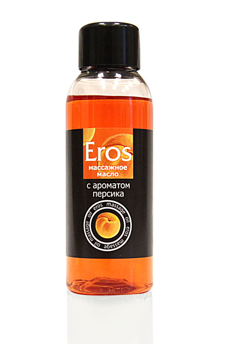 Массажное масло Eros exotic с ароматом персика - 50 мл. - Биоритм - купить с доставкой в Самаре