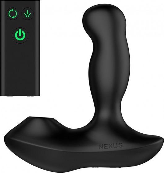 Черный вибратор-ротатор для стимуляции простаты Nexus Revo Air - Nexus Range - в Самаре купить с доставкой