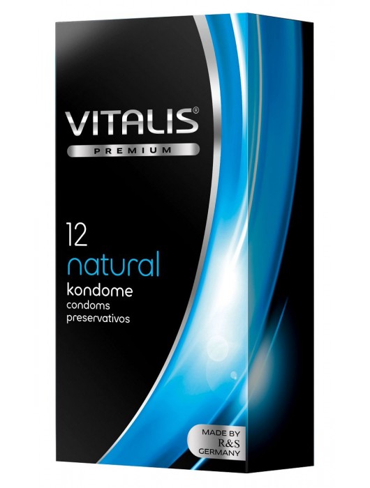 Классические презервативы VITALIS PREMIUM natural - 12 шт. - Vitalis - купить с доставкой в Самаре