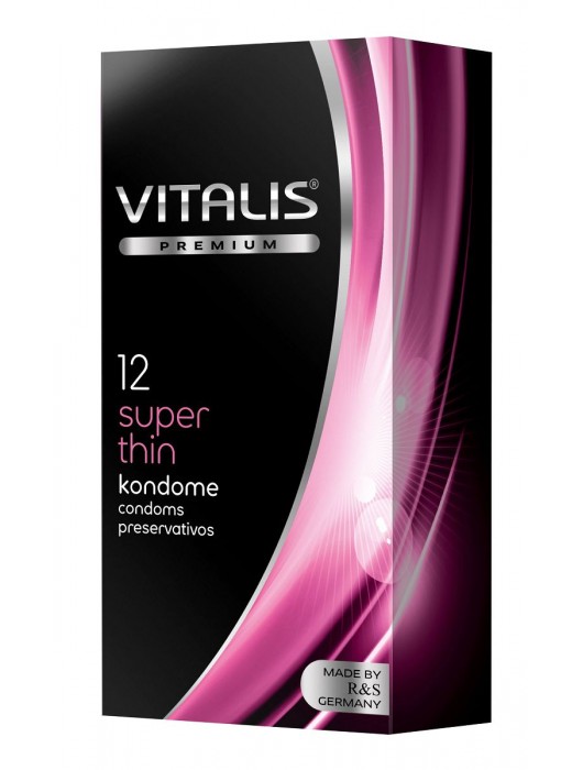 Ультратонкие презервативы VITALIS PREMIUM super thin - 12 шт. - Vitalis - купить с доставкой в Самаре