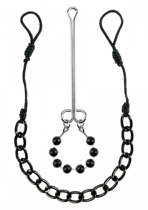 Интимные украшения с бусинами NIPPLE   CLIT JEWELRY - Pipedream - купить с доставкой в Самаре