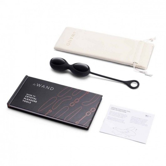 Тренажеры йони Le Wand Crystal Yoni Eggs из черного обсидиана - Le Wand