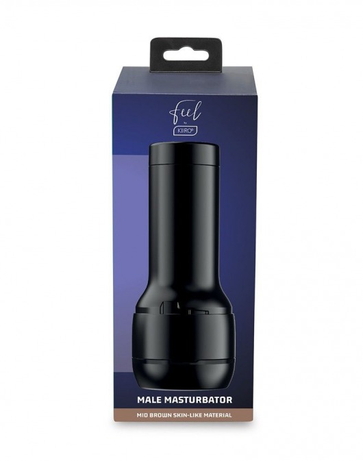 Коричневый мастурбатор-вагина Feel Stroker - Kiiroo - в Самаре купить с доставкой