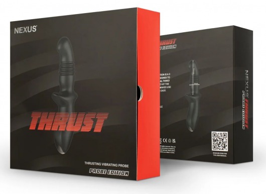 Черный вибромассажер простаты Nexus Thrust с возвратно-поступательными движениями - Nexus Range - в Самаре купить с доставкой