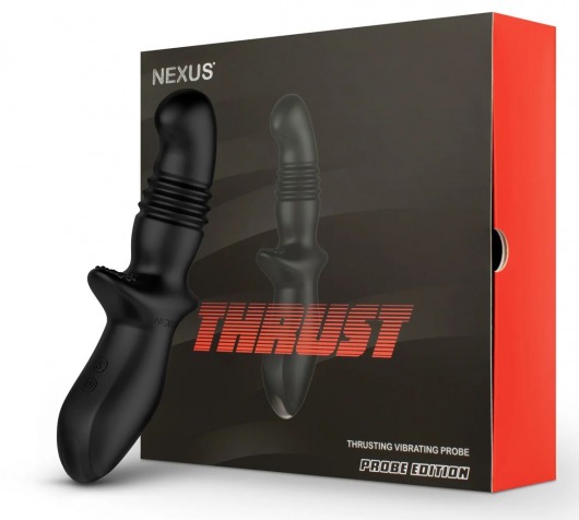 Черный вибромассажер простаты Nexus Thrust с возвратно-поступательными движениями - Nexus Range - в Самаре купить с доставкой