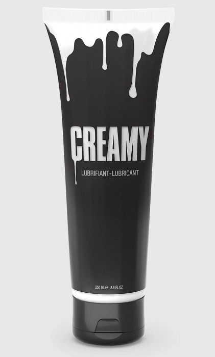 Смазка на водной основе Creamy с консистенцией спермы - 250 мл. - Strap-on-me - купить с доставкой в Самаре