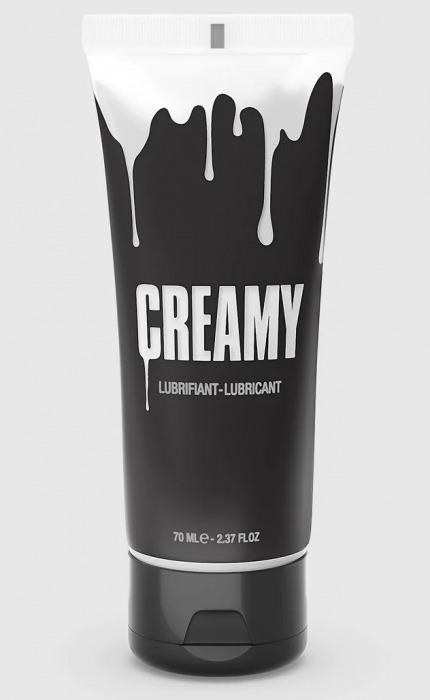 Смазка на водной основе Creamy с консистенцией спермы - 70 мл. - Strap-on-me - купить с доставкой в Самаре