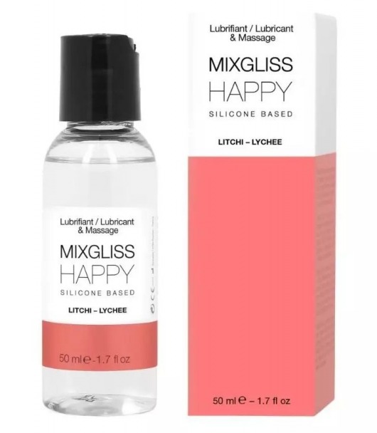 Смазка на силиконовой основе Mixgliss Happy - 50 мл. - Mixgliss - купить с доставкой в Самаре