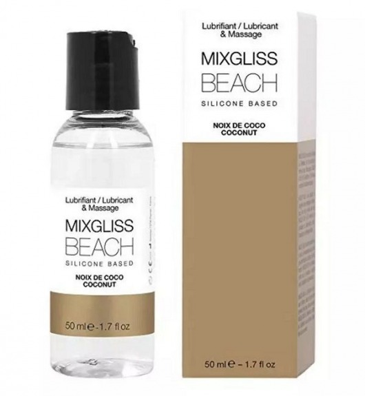 Смазка на силиконовой основе Mixgliss Beach - 50 мл. - Mixgliss - купить с доставкой в Самаре
