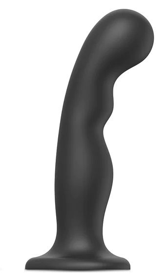 Черная насадка Strap-On-Me Dildo Plug P G size XXL - Strap-on-me - купить с доставкой в Самаре