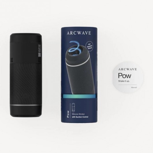 Черный мастурбатор с контролем всасывания Arcwave Pow Stroker - Arcwave - в Самаре купить с доставкой