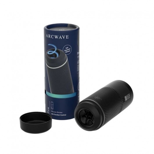 Черный мастурбатор с контролем всасывания Arcwave Pow Stroker - Arcwave - в Самаре купить с доставкой