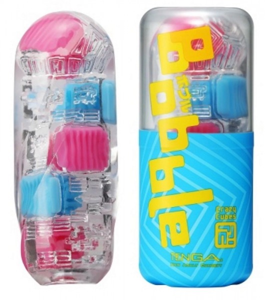 Мастурбатор Tenga Bobble Crazy Cubes - Tenga - в Самаре купить с доставкой