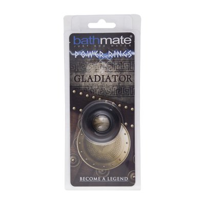 Чёрное эрекционное кольцо Gladiator - Bathmate - в Самаре купить с доставкой