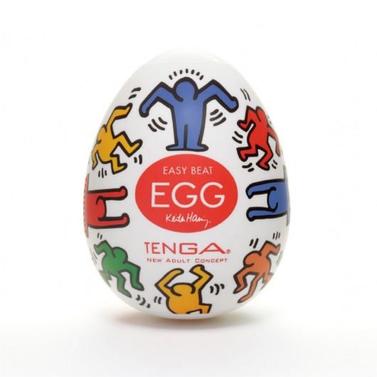Мастурбатор-яйцо Keith Haring EGG DANCE - Tenga - в Самаре купить с доставкой