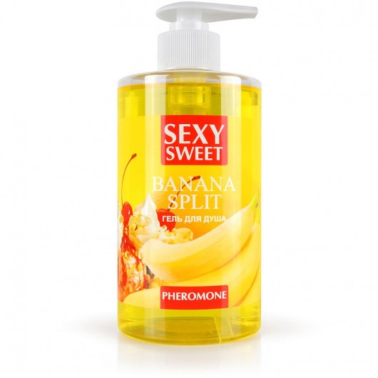 Гель для душа Sexy Sweet Banana Split с ароматом банана и феромонами - 430 мл. -  - Магазин феромонов в Самаре