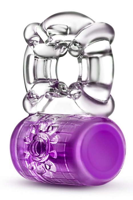 Фиолетовое эрекционное виброкольцо Pleaser Rechargeable C-Ring - Blush Novelties - в Самаре купить с доставкой