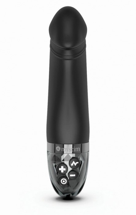 Черный вибратор с электростимуляцией Real Deal Neal - 16,5 см. - MyStim - купить с доставкой в Самаре