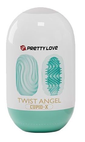 Бирюзовый мастурбатор-яйцо Twist Angel - Baile - в Самаре купить с доставкой