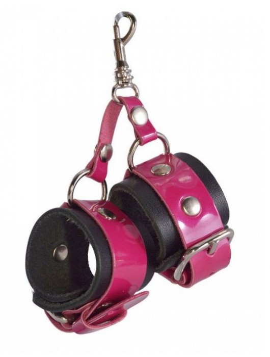 Розово-черный брелок  Наручники - Sitabella - купить с доставкой в Самаре