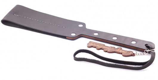 Гладкий мягкий удлиненный пэддл с заклепками - 32 см. - Crazy Handmade - купить с доставкой в Самаре