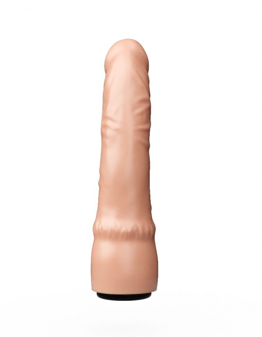 Телесная насадка в форме фаллоса для трусиков с плугом - 19,3 см. - LOVETOY (А-Полимер) - купить с доставкой в Самаре