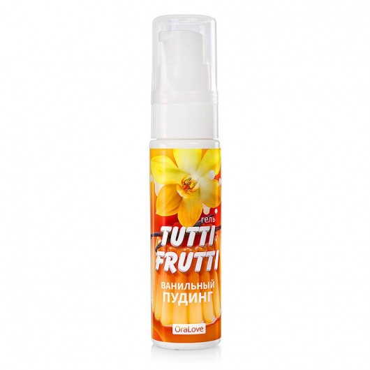 Интимный гель на водной основе Tutti-Frutti  Ванильный пудинг  - 30 гр. - Биоритм - купить с доставкой в Самаре