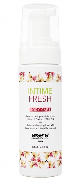 Органическая интимная очищающая пенка Intime Fresh - 150 мл. - Exsens - купить с доставкой в Самаре