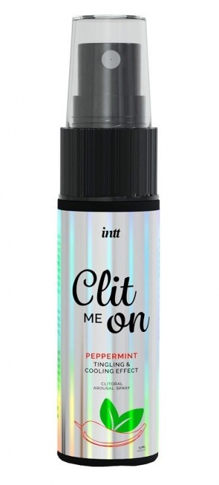Клиторальный возбуждающий спрей Clit Me On Peppermint - 12 мл. - INTT - купить с доставкой в Самаре
