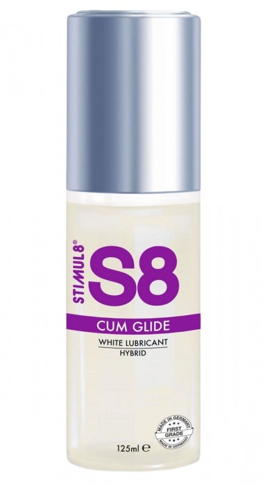 Гибридный лубрикант S8 Hybrid Cum Glide с консистенцией спермы - 125 мл. - Stimul8 - купить с доставкой в Самаре