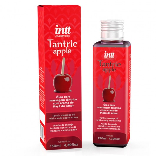 Массажное масло Tantric Apple с ароматом яблока - 130 мл. - INTT - купить с доставкой в Самаре