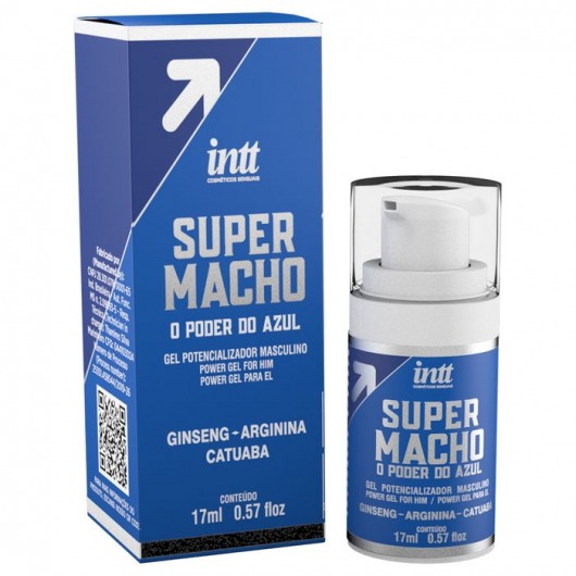Мужской стимулирующий гель Super Macho - 17 мл. - INTT - купить с доставкой в Самаре